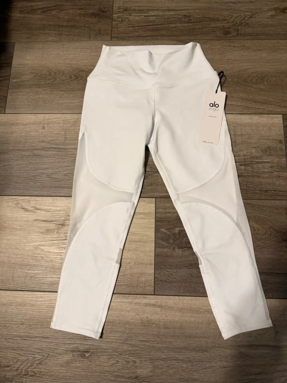 ALO Yoga White Sculpting High-Waist Leggings